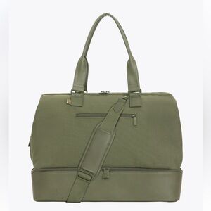 BEIS Olive Green Weekender Bag